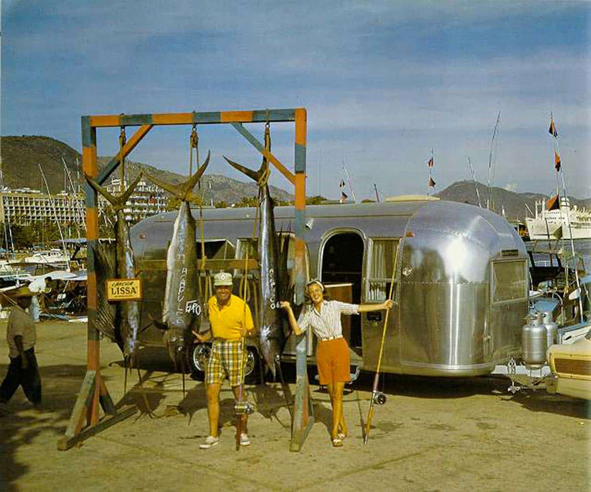 Der Airstream-Overlander Mitte der 1960er Jahre in Acapulco @Airstream