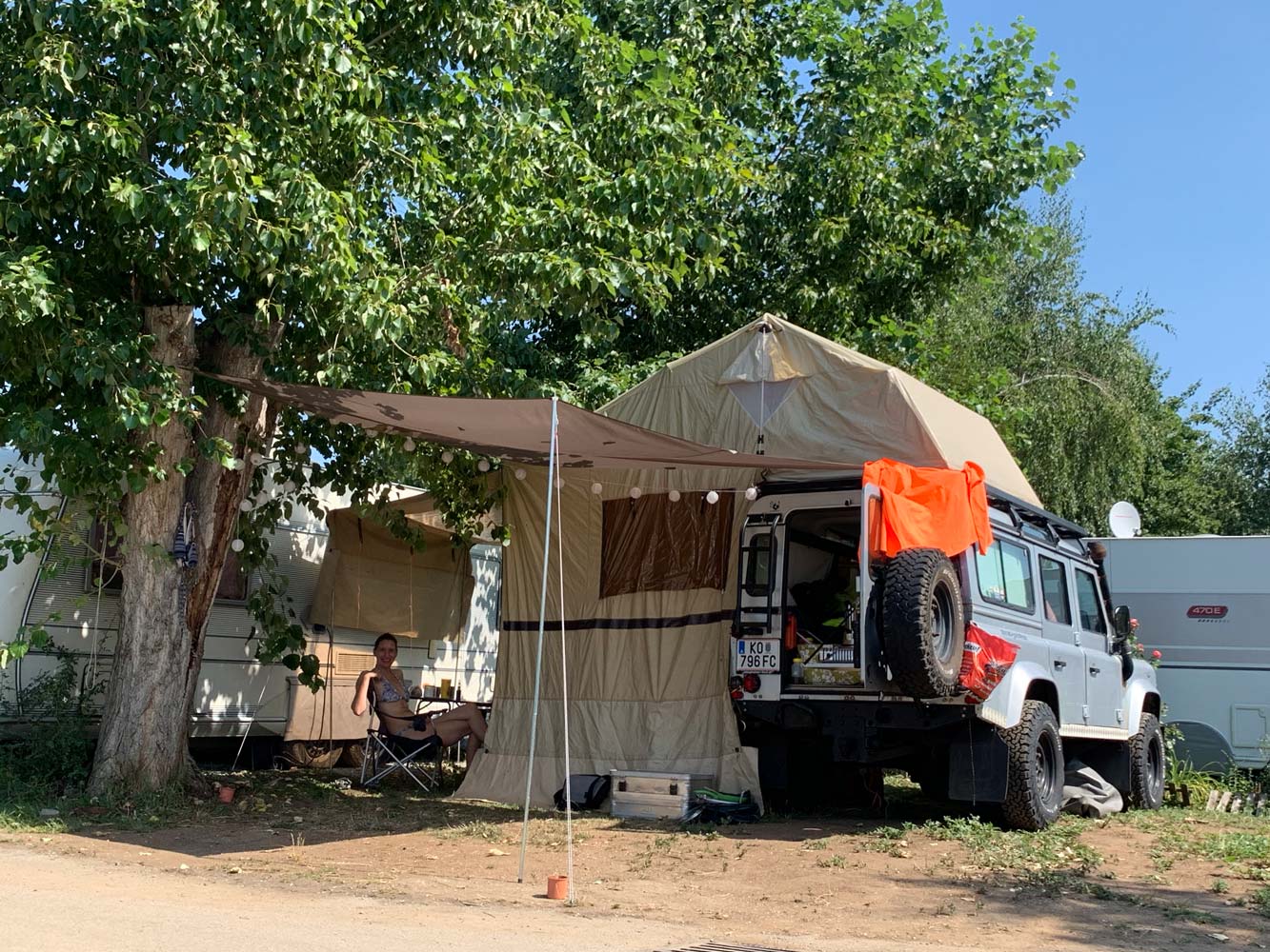 Camping im Seebad Breitenbrunn ©Vanlifemagazin