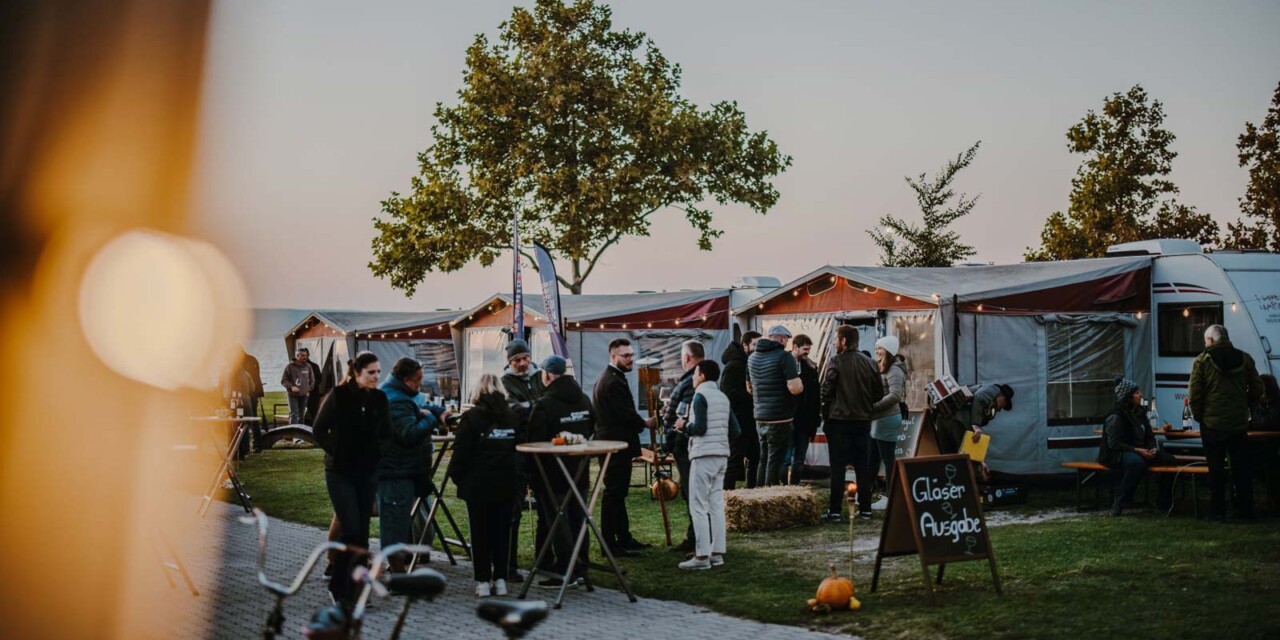 Wein-Event: Camp & Cork auf dem STRANDcamping-Platz in Podersdorf
