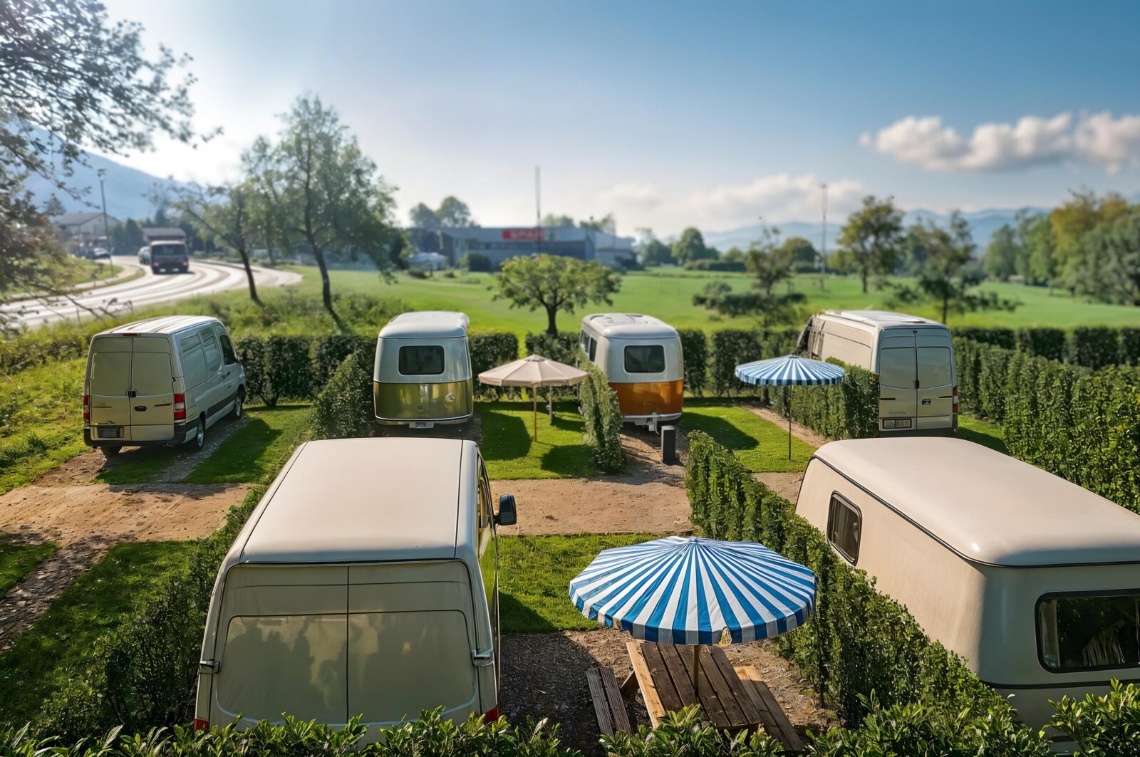 Neuer Campingplatz in Weyregg am Attersee
