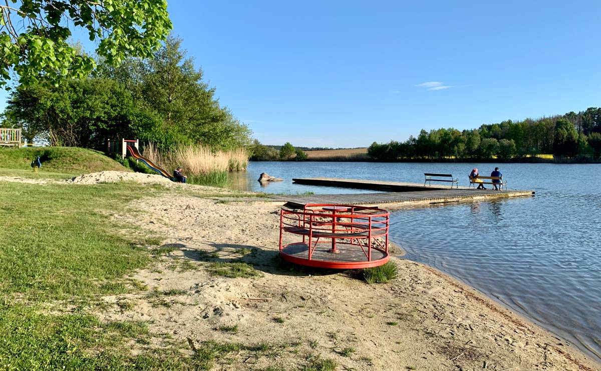 Waldbad Geras Edlersee ©VANLIFE Magazin