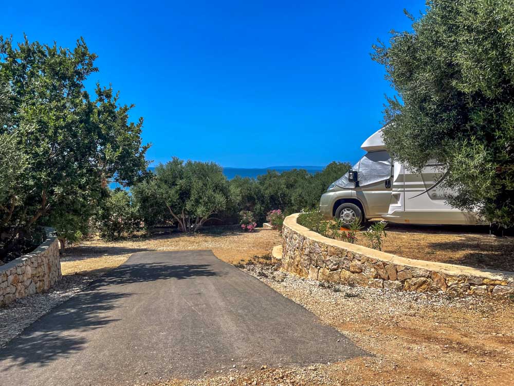 Camping Kanic, Insel Pag