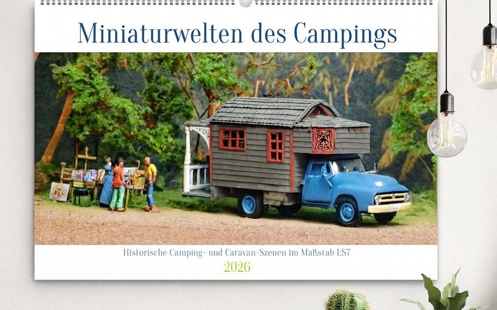 Premiere für den ersten Dioramen-Kalender zum Thema Camping