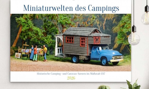 Premiere für den ersten Dioramen-Kalender zum Thema Camping