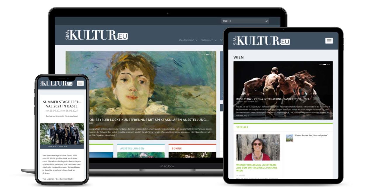 SIMSKULTUR.EU: Kultur-Tipps in mehr als 46 Regionen im deutschsprachigen Raum