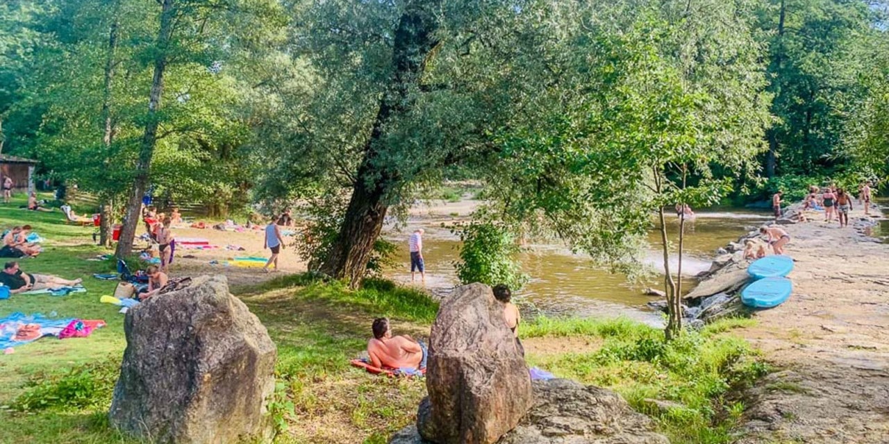 Camping am Fluss: Mikroabenteuer im Sulmbad in der Südsteiermark