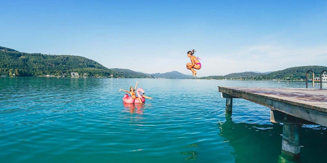 Camping am Wörthersee: zwei Campingplätze, zwei Stellplätze