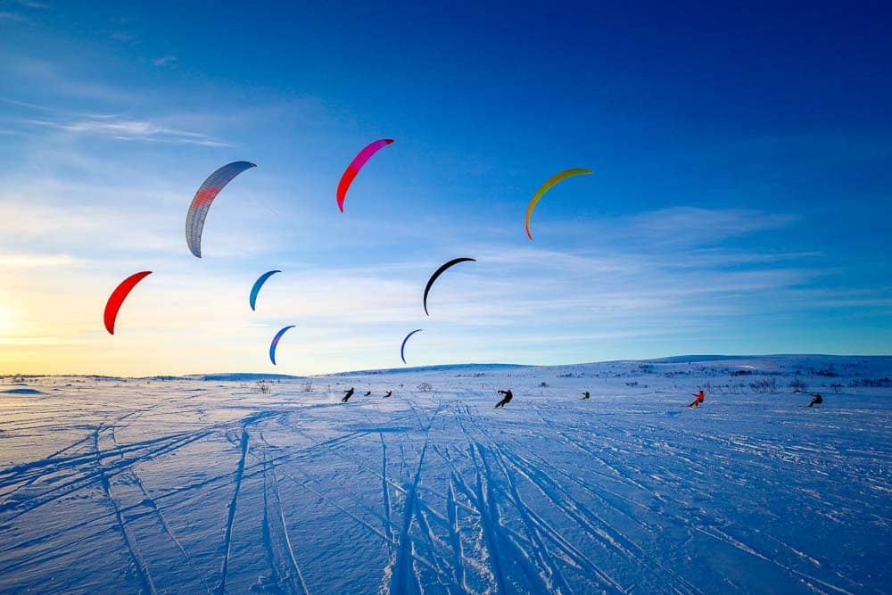 Snowkiting