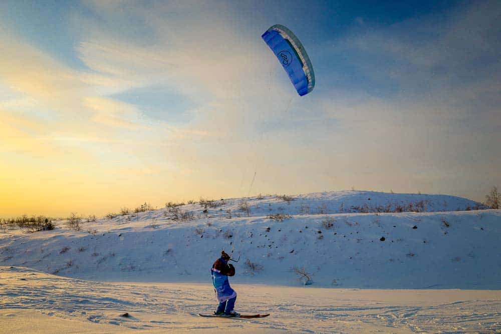 Snowkiting