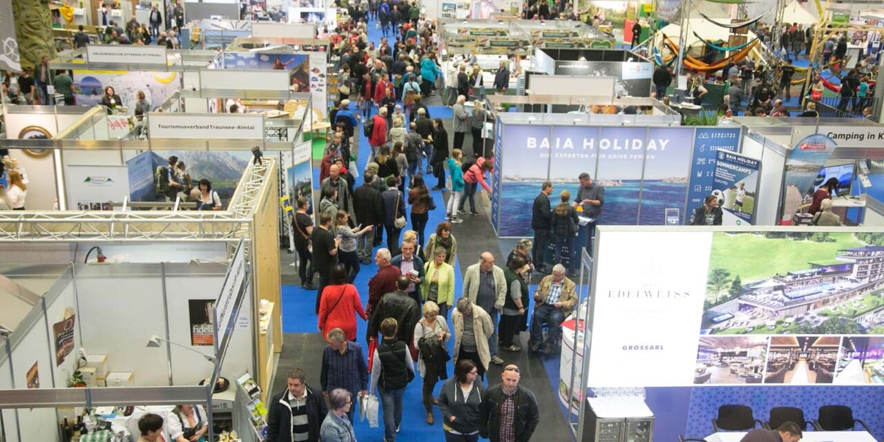 Urlaub & Ausflug und auch Camping: Die Freizeitmesse Wels von 31. März bis 2. April 2023